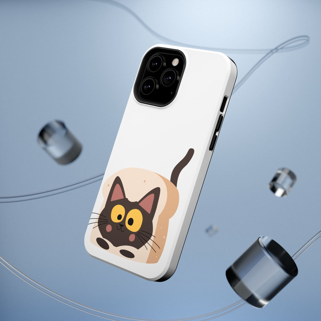 Cute Cartoon Cat Impact Phone Case – Protective iPhone Cover with Playful Kitty Design
