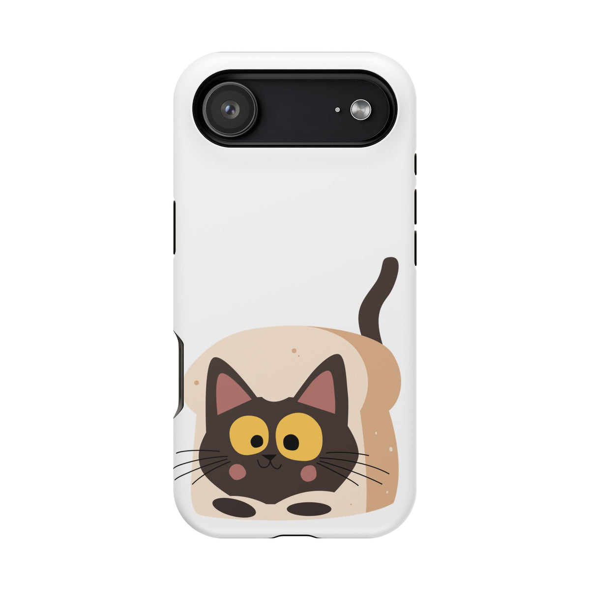Cute Cartoon Cat Impact Phone Case – Protective iPhone Cover with Playful Kitty Design