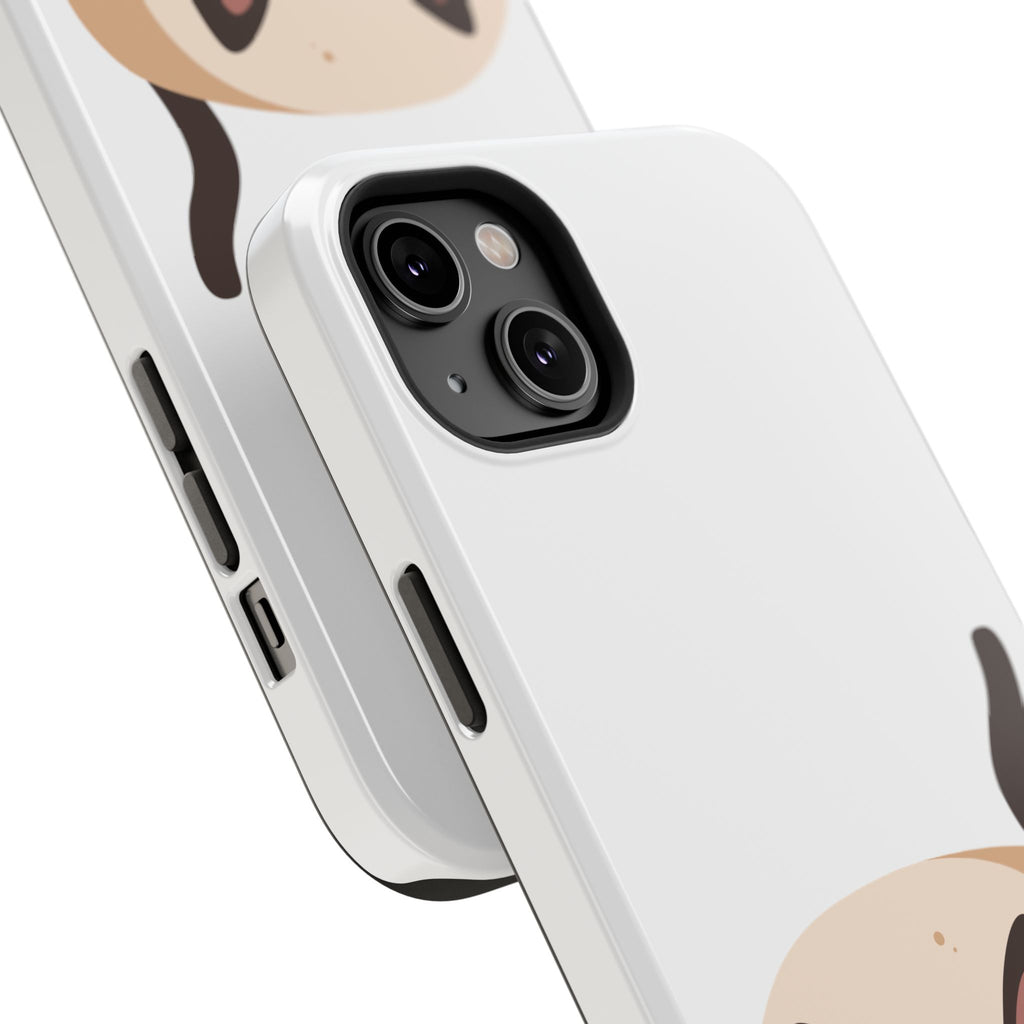 Cute Cartoon Cat Impact Phone Case – Protective iPhone Cover with Playful Kitty Design