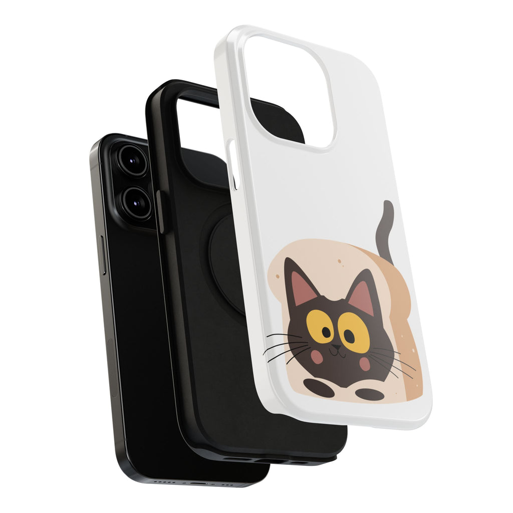 Cute Cartoon Cat Impact Phone Case – Protective iPhone Cover with Playful Kitty Design
