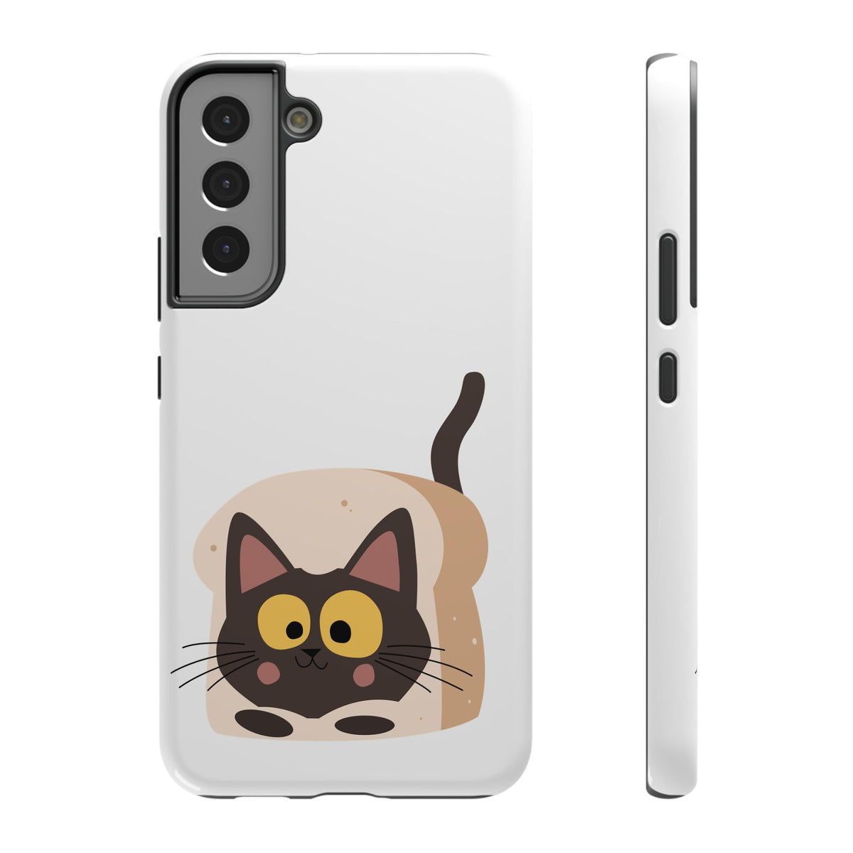 Cute Cartoon Cat Impact Phone Case – Protective iPhone Cover with Playful Kitty Design
