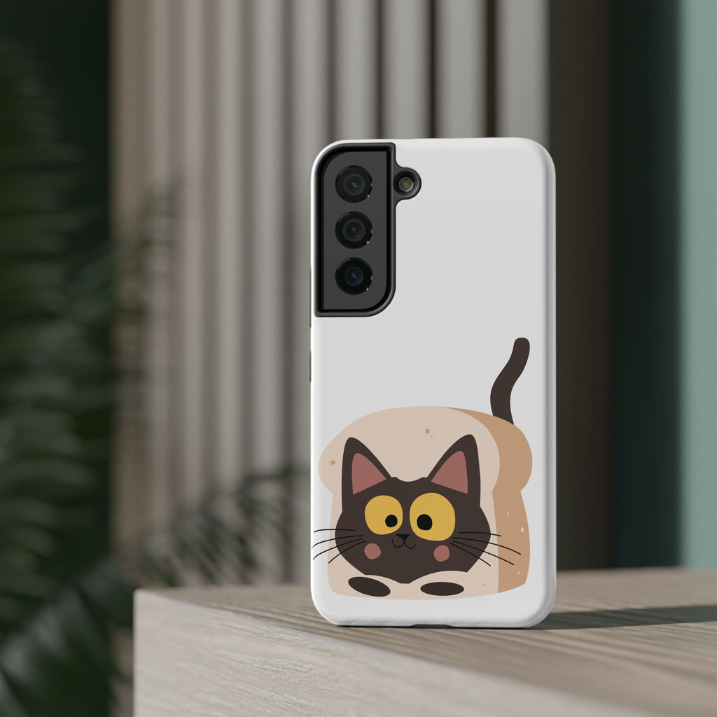 Cute Cartoon Cat Impact Phone Case – Protective iPhone Cover with Playful Kitty Design