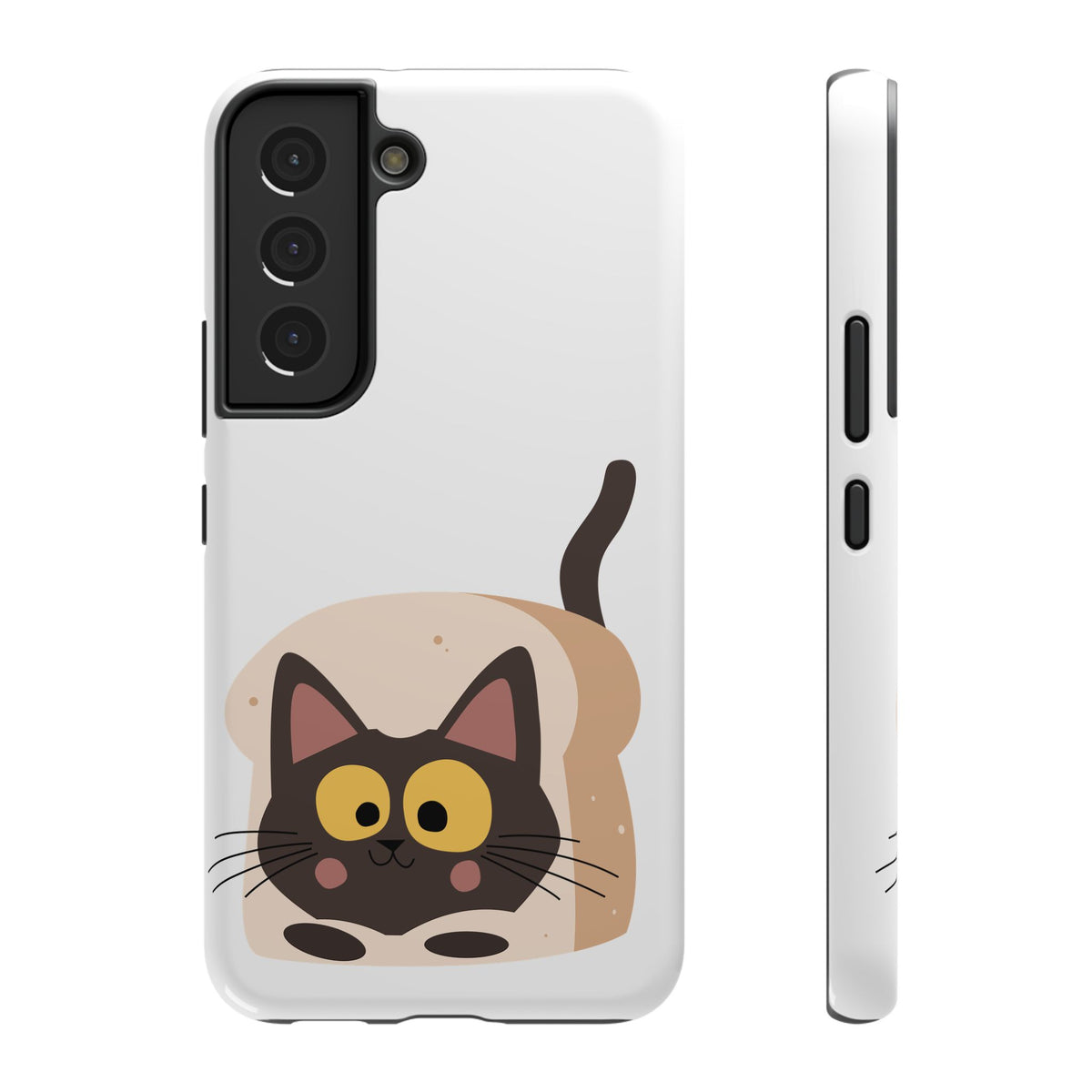 Cute Cartoon Cat Impact Phone Case – Protective iPhone Cover with Playful Kitty Design