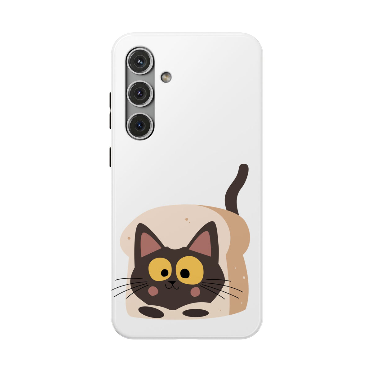 Cute Cartoon Cat Impact Phone Case – Protective iPhone Cover with Playful Kitty Design