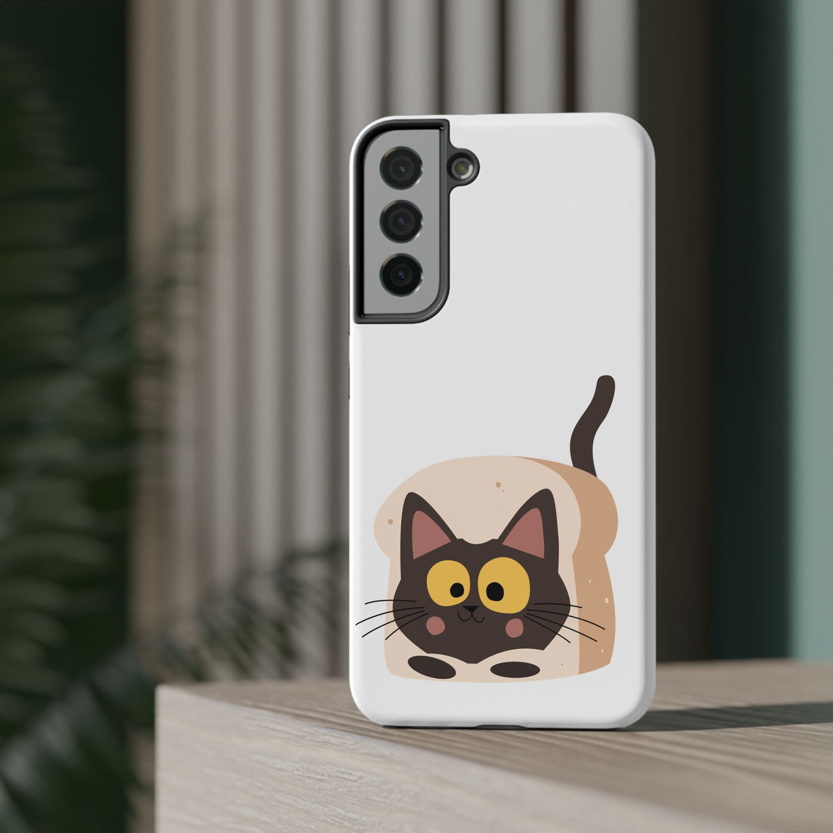 Cute Cartoon Cat Impact Phone Case – Protective iPhone Cover with Playful Kitty Design