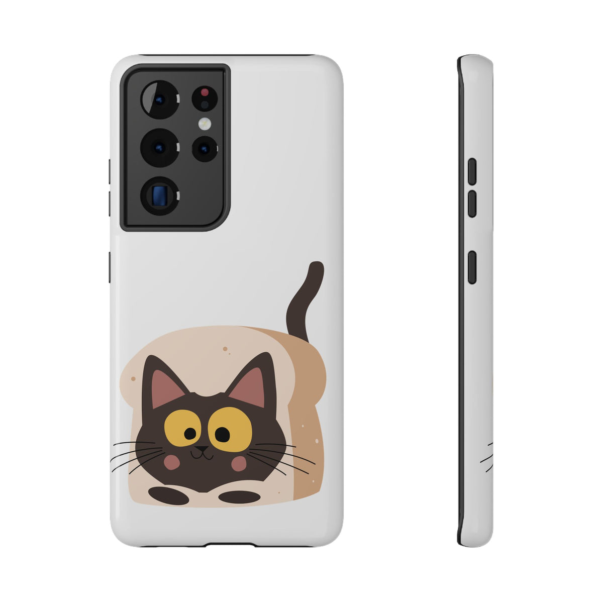 Cute Cartoon Cat Impact Phone Case – Protective iPhone Cover with Playful Kitty Design