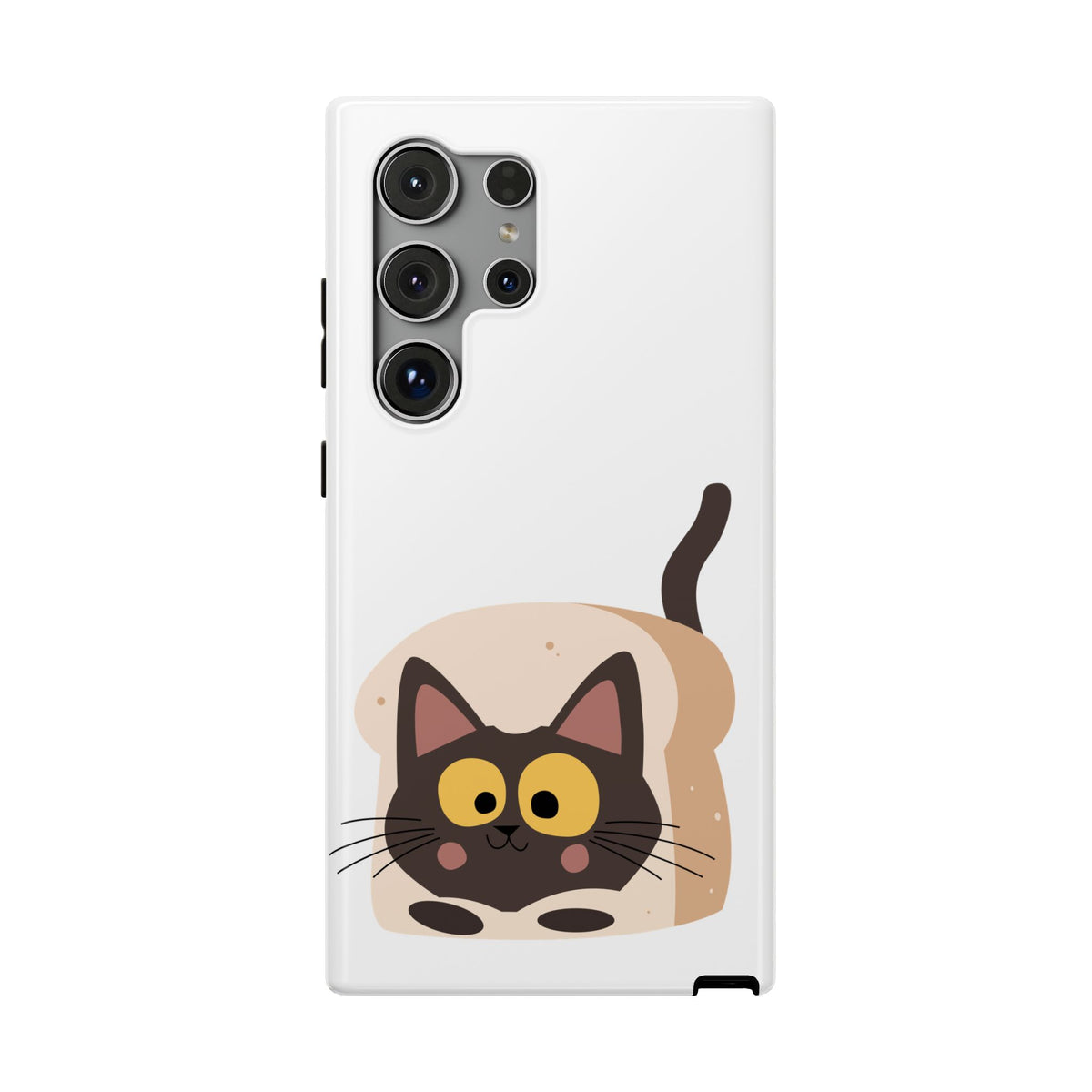 Cute Cartoon Cat Impact Phone Case – Protective iPhone Cover with Playful Kitty Design