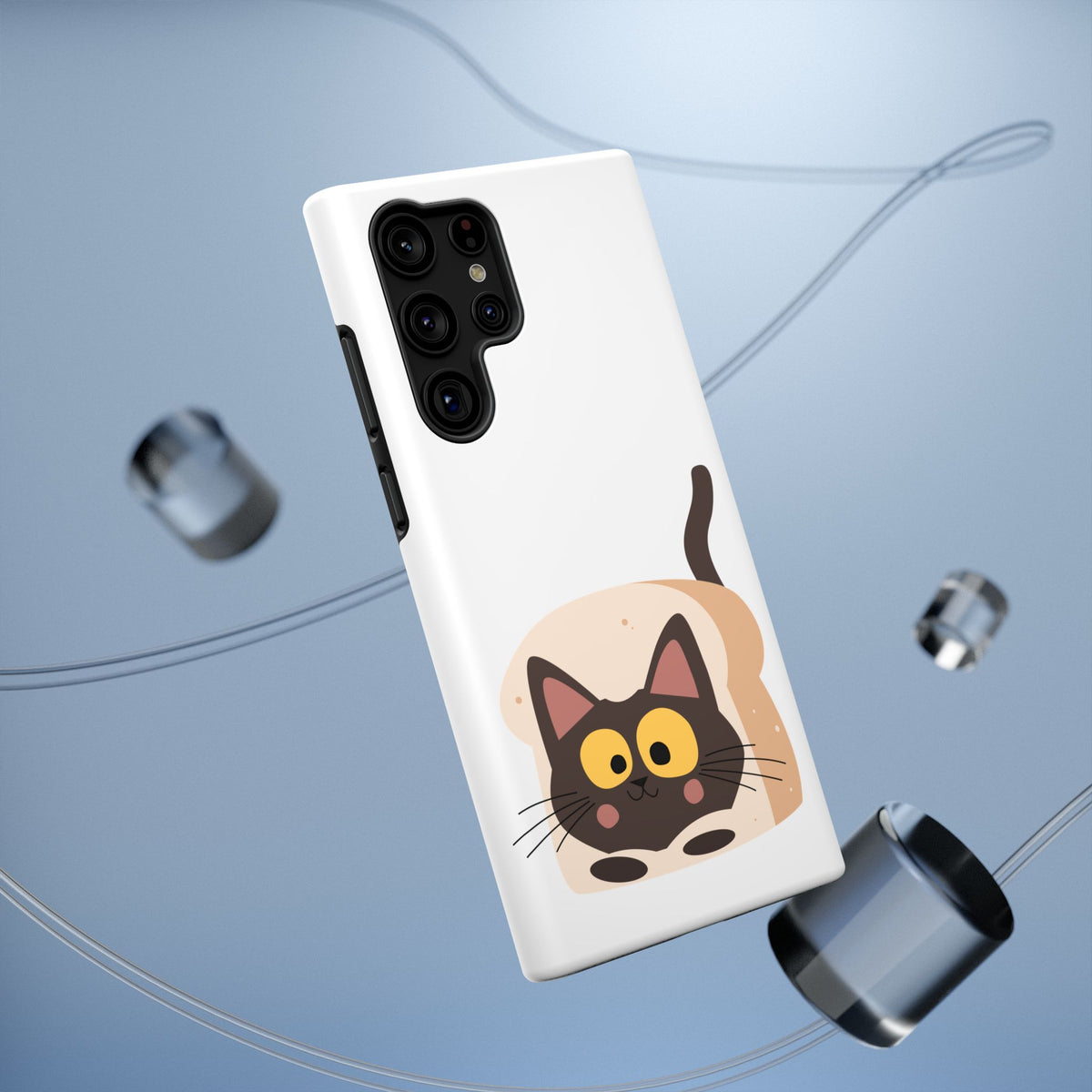 Cute Cartoon Cat Impact Phone Case – Protective iPhone Cover with Playful Kitty Design