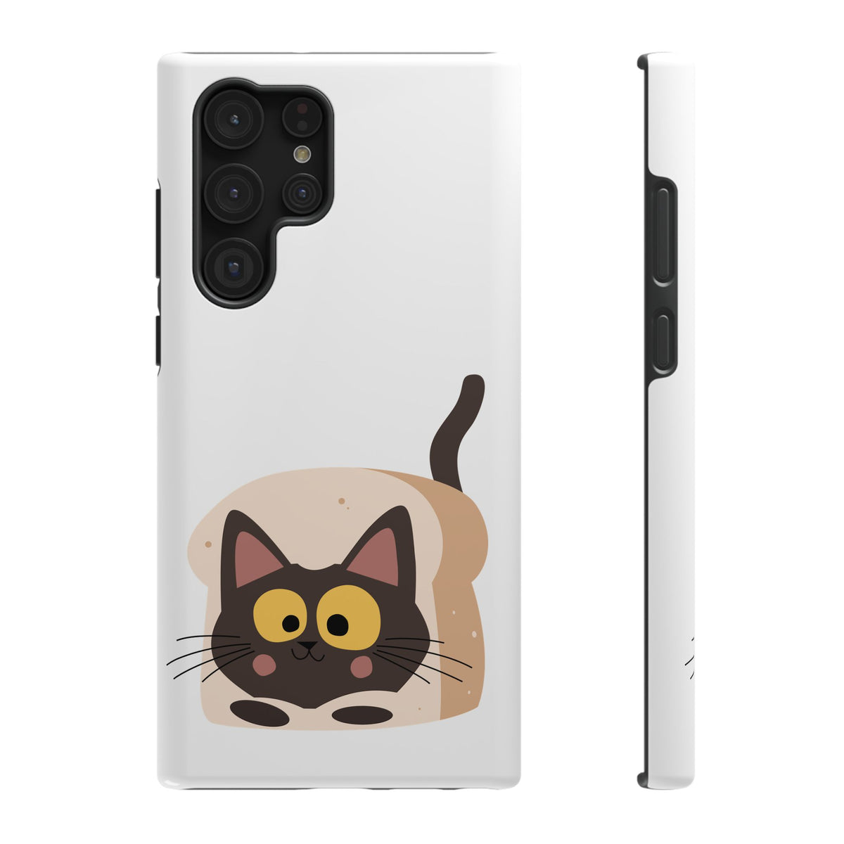 Cute Cartoon Cat Impact Phone Case – Protective iPhone Cover with Playful Kitty Design