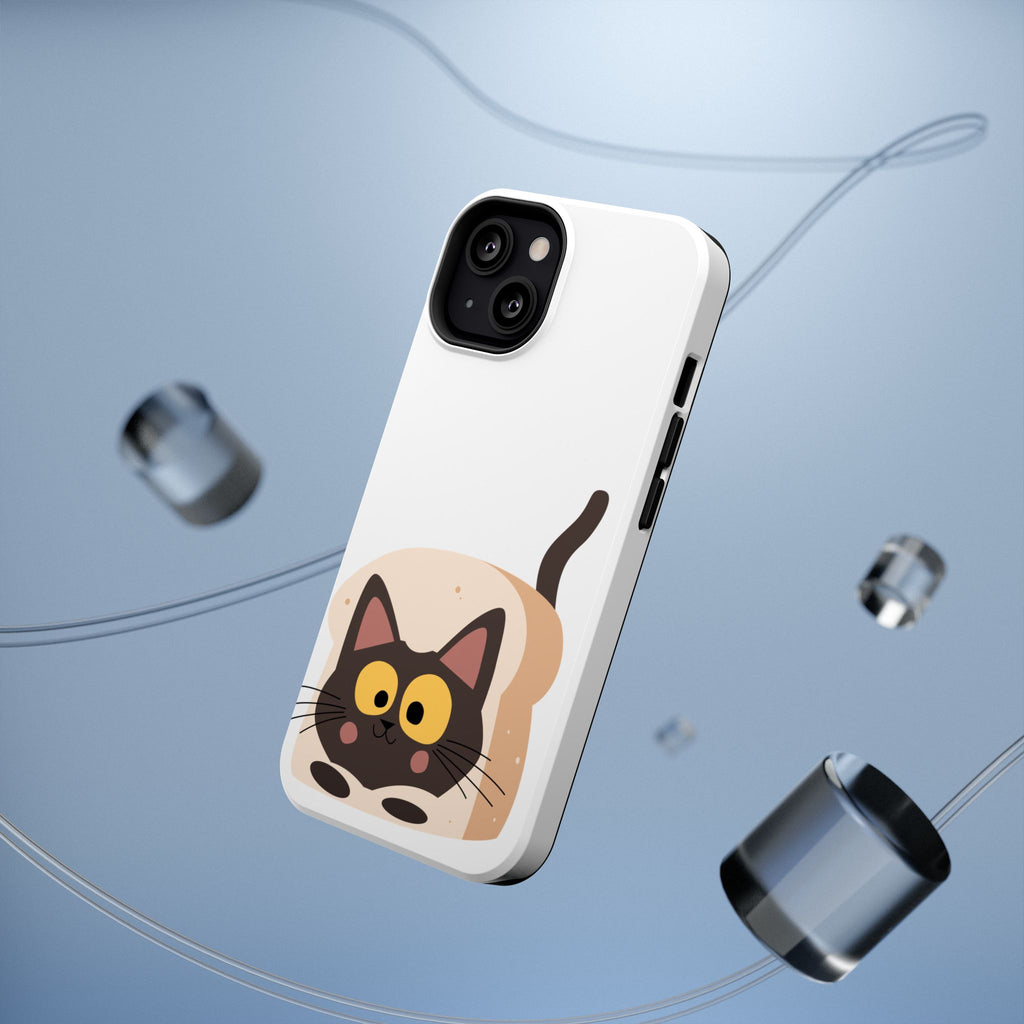 Cute Cartoon Cat Impact Phone Case – Protective iPhone Cover with Playful Kitty Design