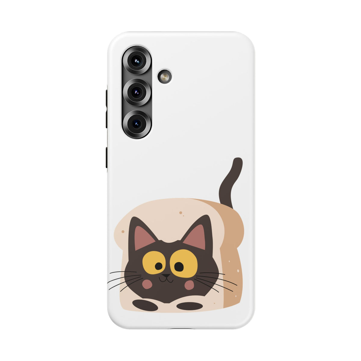 Cute Cartoon Cat Impact Phone Case – Protective iPhone Cover with Playful Kitty Design