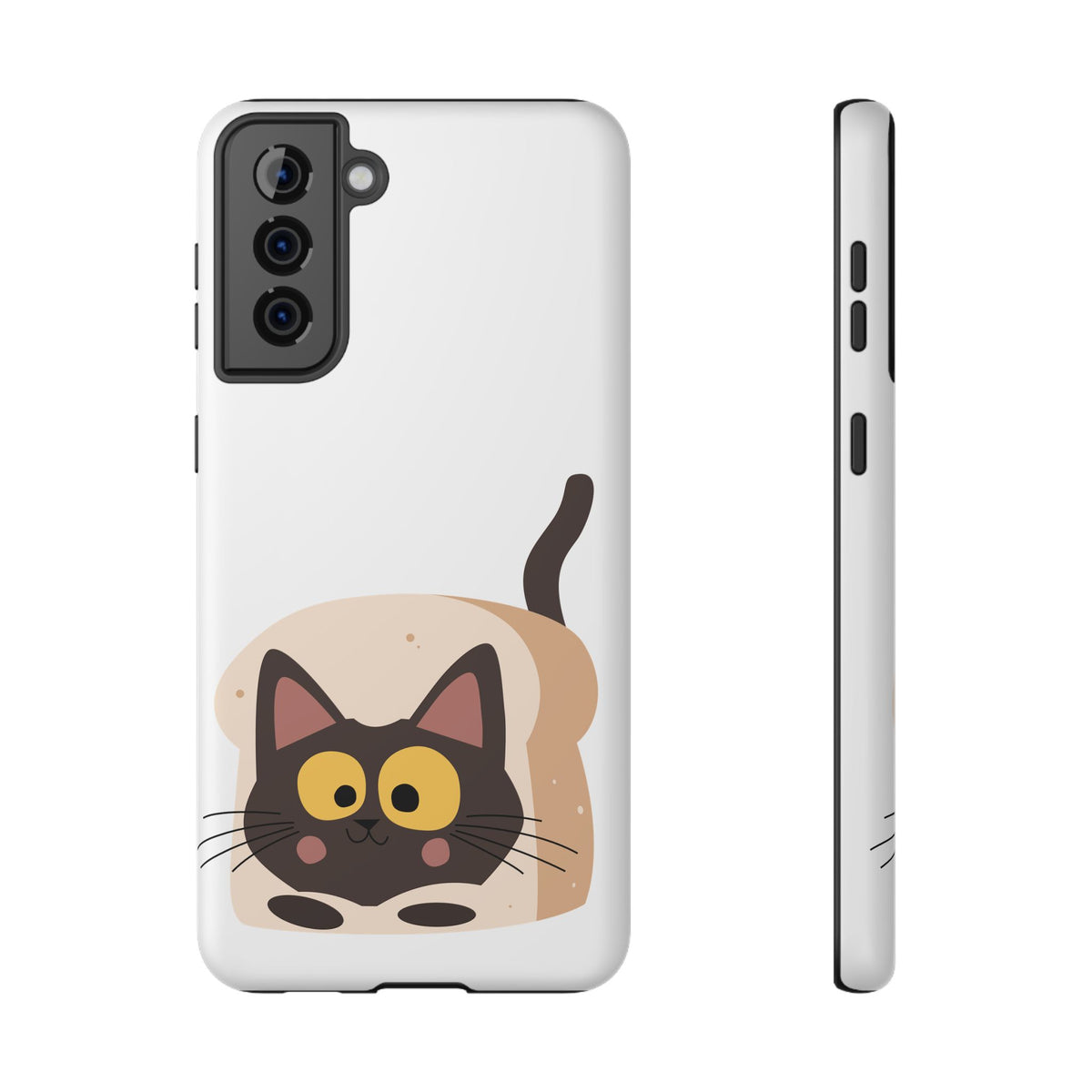 Cute Cartoon Cat Impact Phone Case – Protective iPhone Cover with Playful Kitty Design