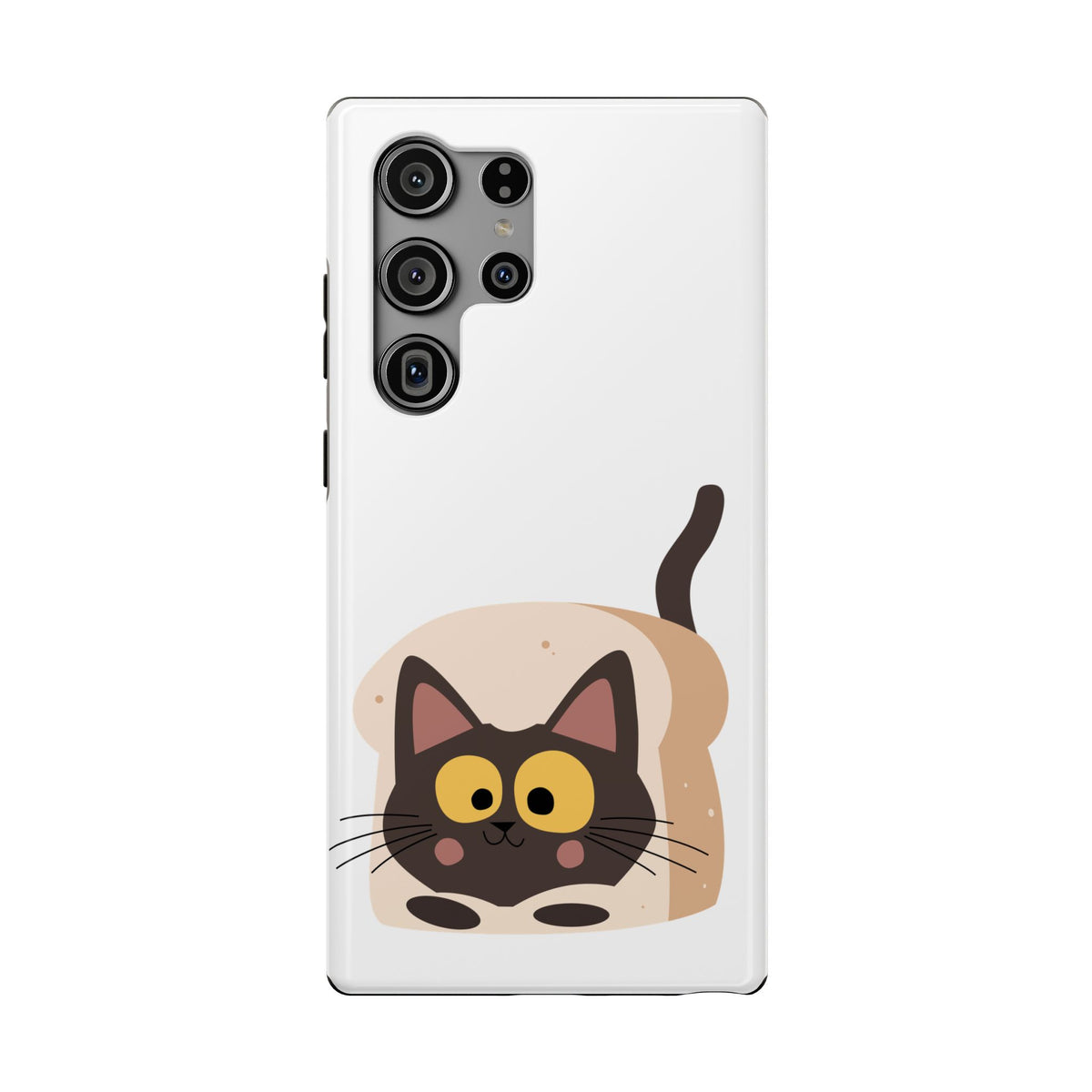 Cute Cartoon Cat Impact Phone Case – Protective iPhone Cover with Playful Kitty Design