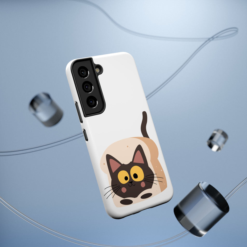 Cute Cartoon Cat Impact Phone Case – Protective iPhone Cover with Playful Kitty Design