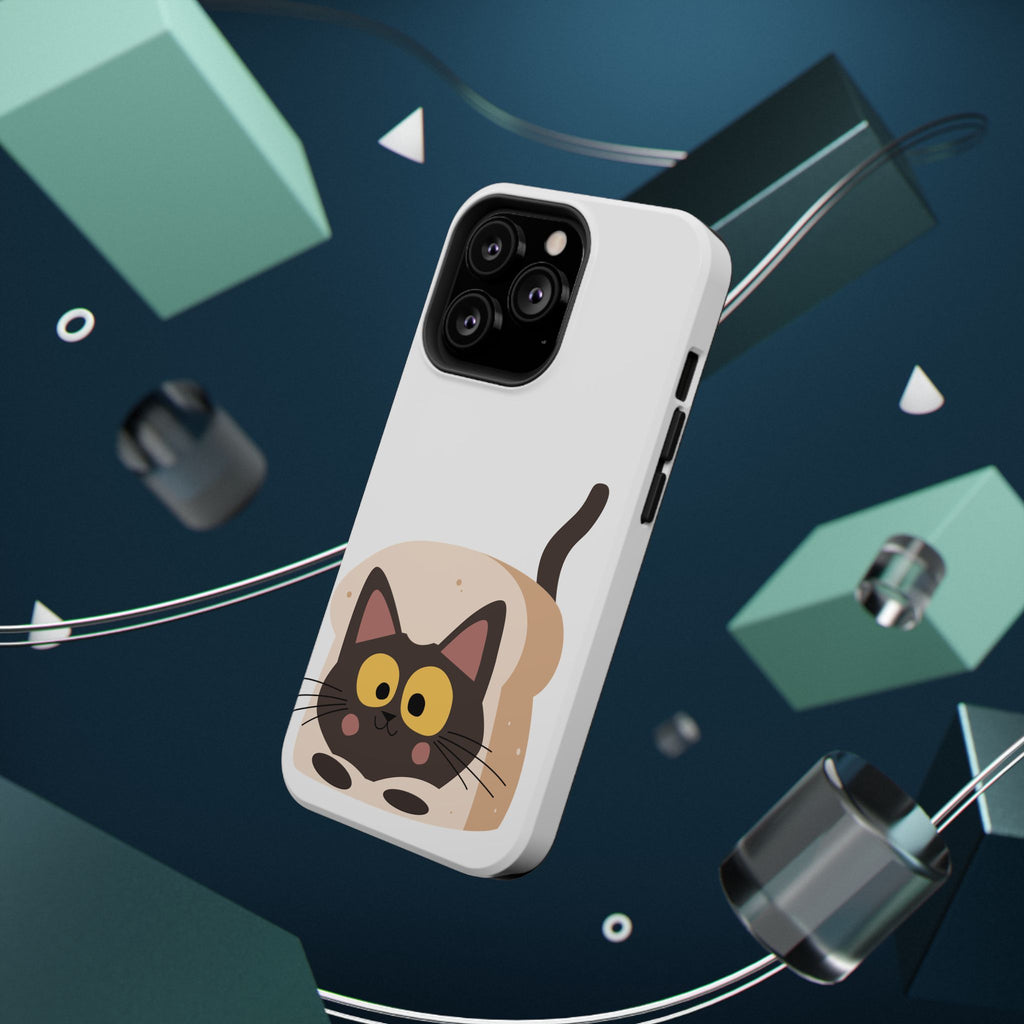 Cute Cartoon Cat Impact Phone Case – Protective iPhone Cover with Playful Kitty Design