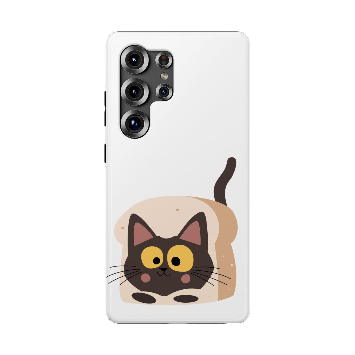 Cute Cartoon Cat Impact Phone Case – Protective iPhone Cover with Playful Kitty Design