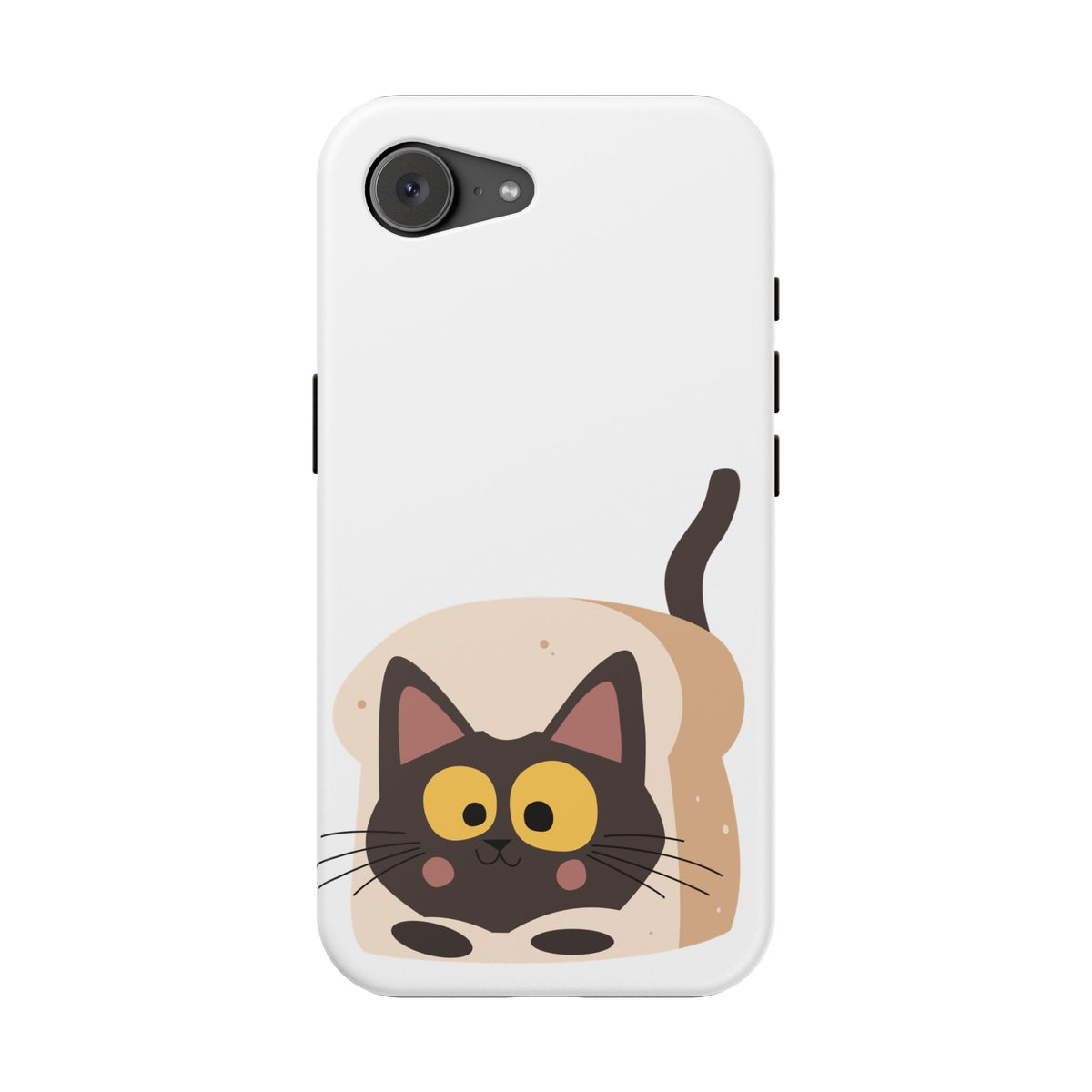 Cute Cartoon Cat Impact Phone Case – Protective iPhone Cover with Playful Kitty Design