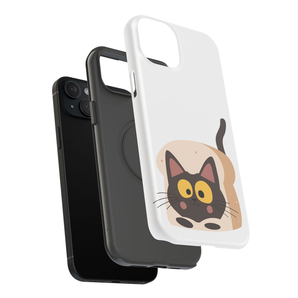 Cute Cartoon Cat Impact Phone Case – Protective iPhone Cover with Playful Kitty Design