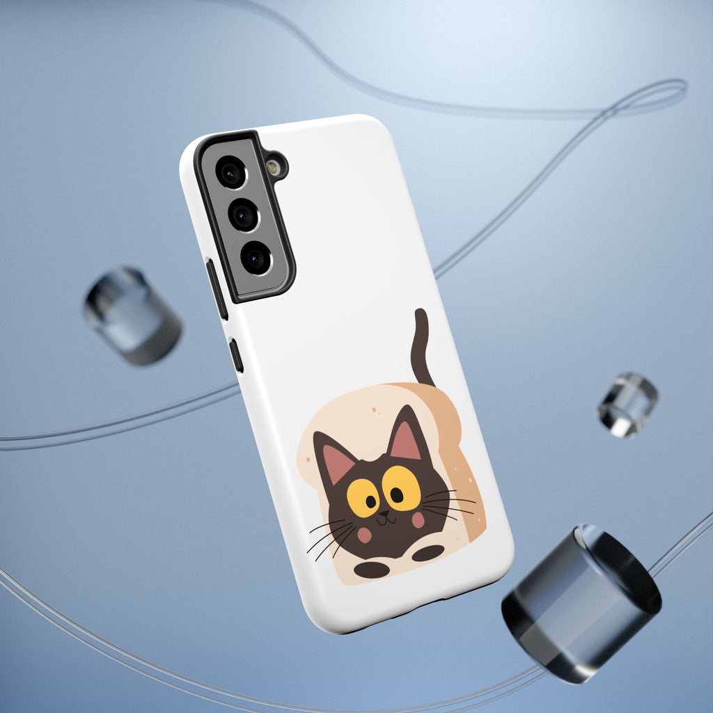 Cute Cartoon Cat Impact Phone Case – Protective iPhone Cover with Playful Kitty Design