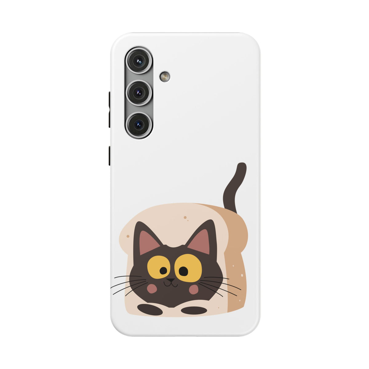 Cute Cartoon Cat Impact Phone Case – Protective iPhone Cover with Playful Kitty Design