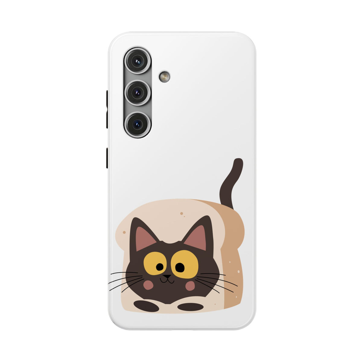 Cute Cartoon Cat Impact Phone Case – Protective iPhone Cover with Playful Kitty Design
