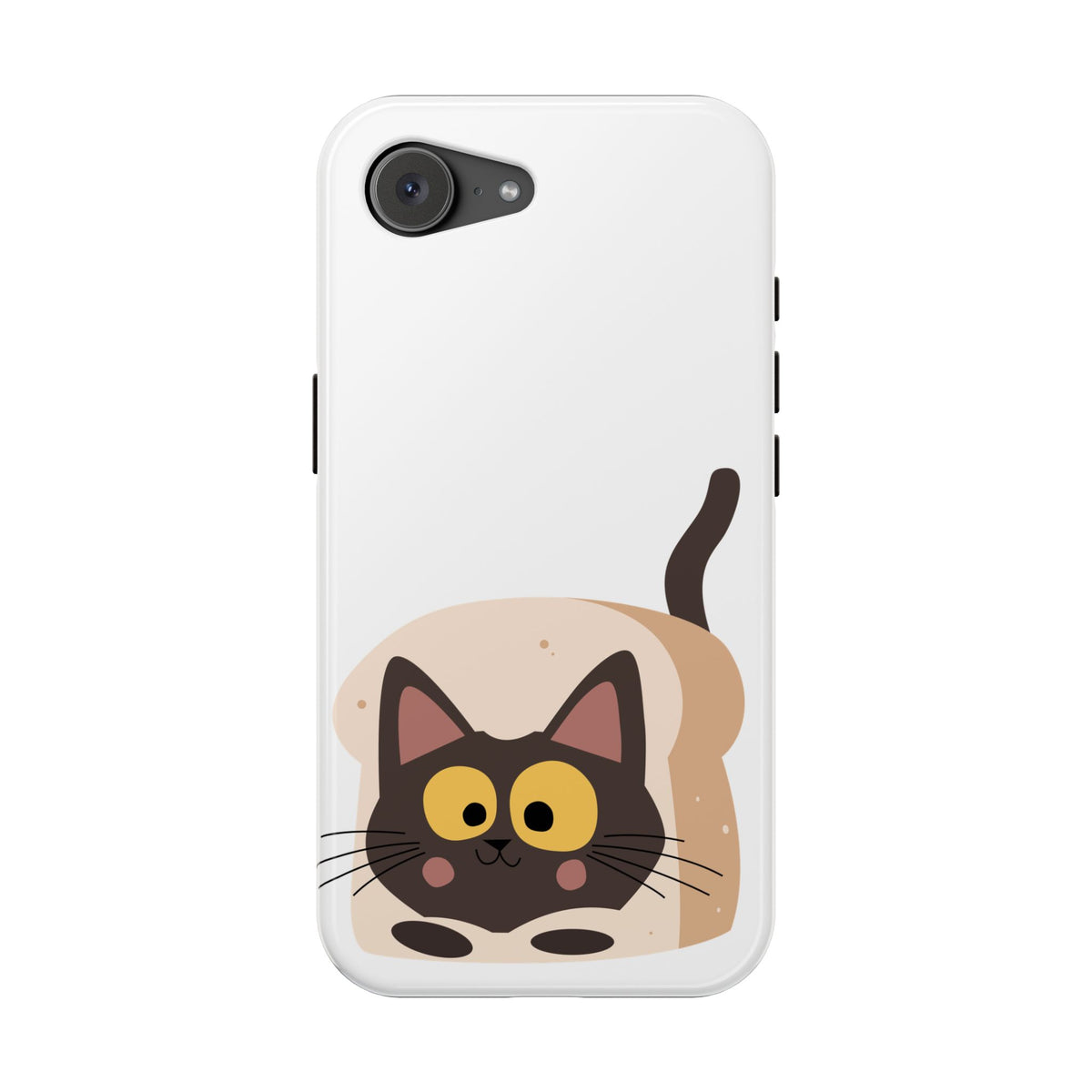 Cute Cartoon Cat Impact Phone Case – Protective iPhone Cover with Playful Kitty Design