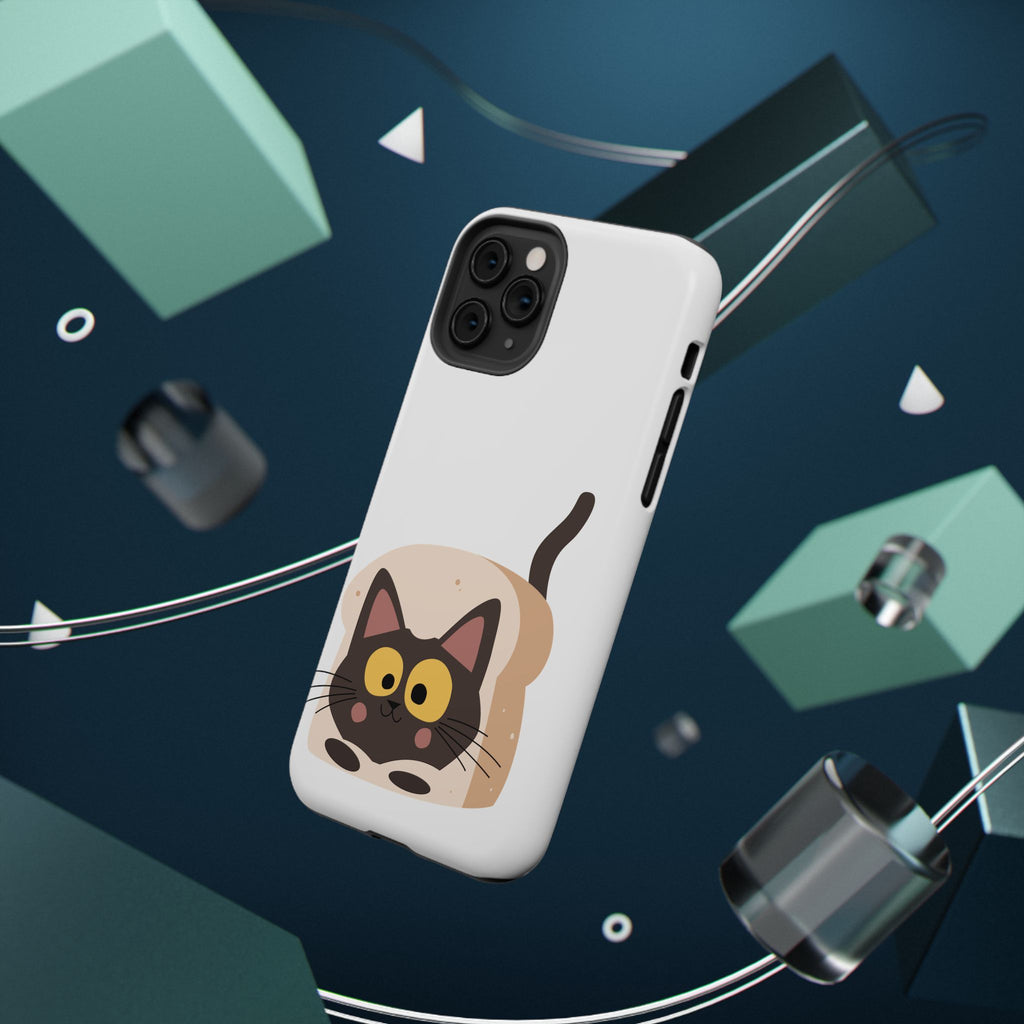 Cute Cartoon Cat Impact Phone Case – Protective iPhone Cover with Playful Kitty Design