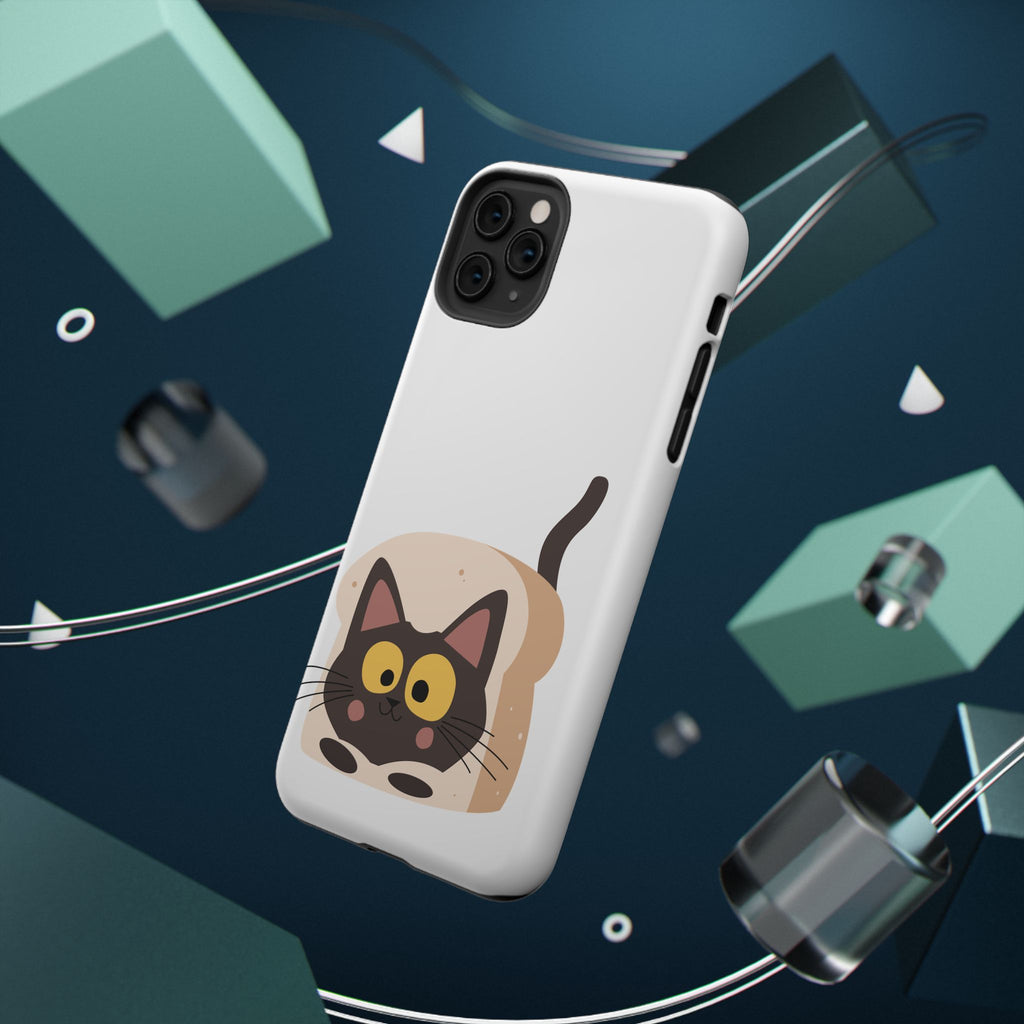 Cute Cartoon Cat Impact Phone Case – Protective iPhone Cover with Playful Kitty Design