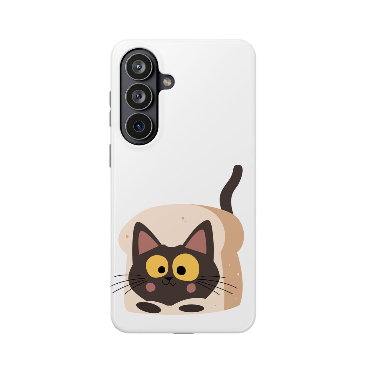 Cute Cartoon Cat Impact Phone Case – Protective iPhone Cover with Playful Kitty Design