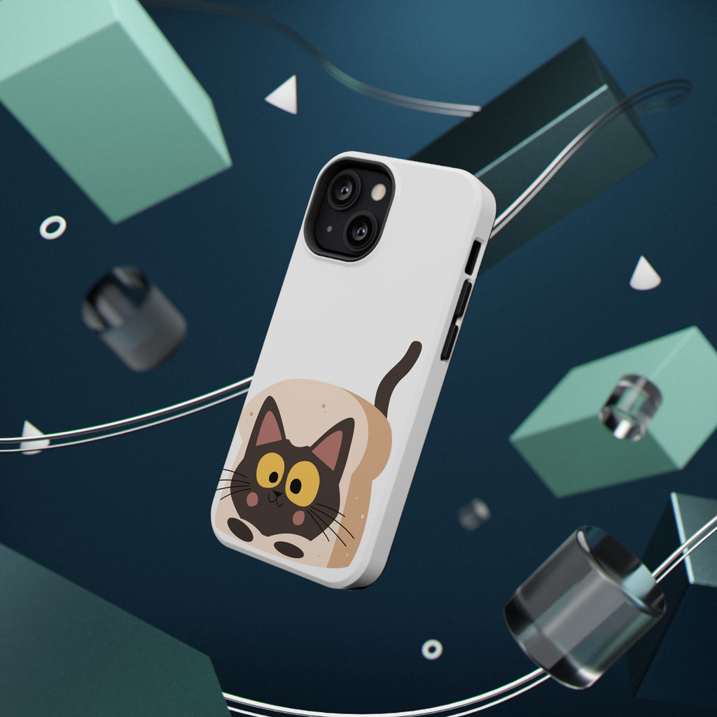 Cute Cartoon Cat Impact Phone Case – Protective iPhone Cover with Playful Kitty Design
