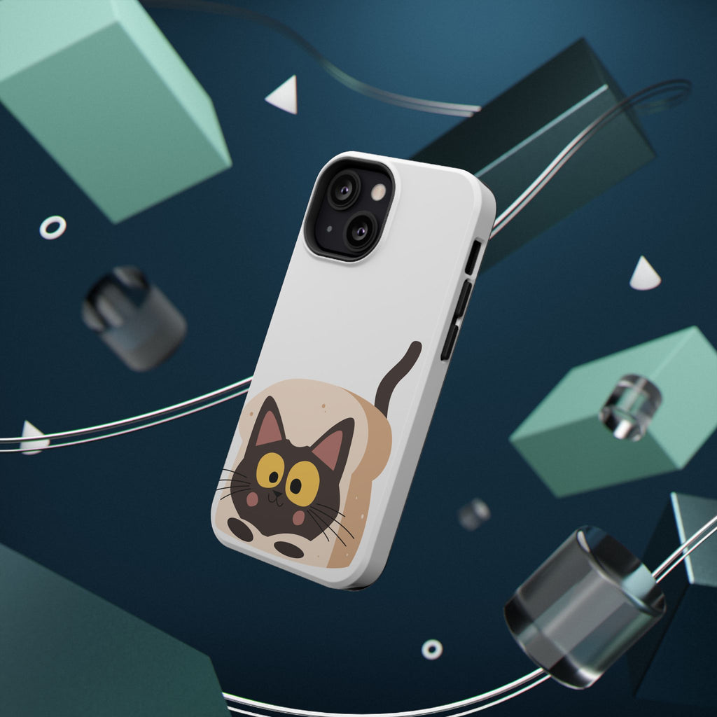 Cute Cartoon Cat Impact Phone Case – Protective iPhone Cover with Playful Kitty Design