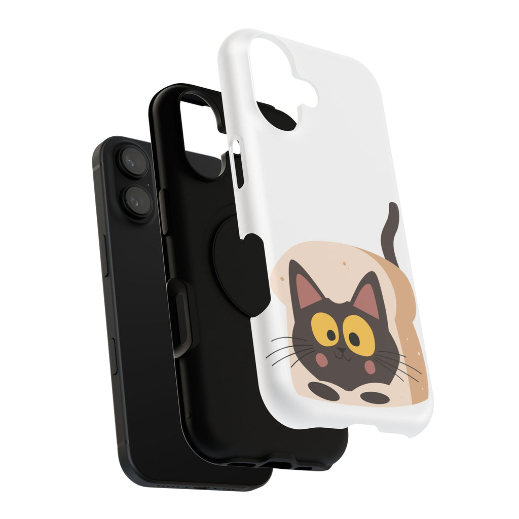 Cute Cartoon Cat Impact Phone Case – Protective iPhone Cover with Playful Kitty Design