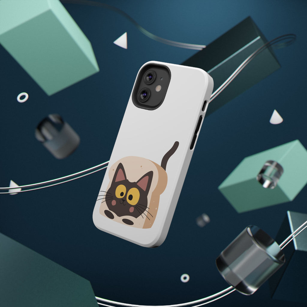 Cute Cartoon Cat Impact Phone Case – Protective iPhone Cover with Playful Kitty Design