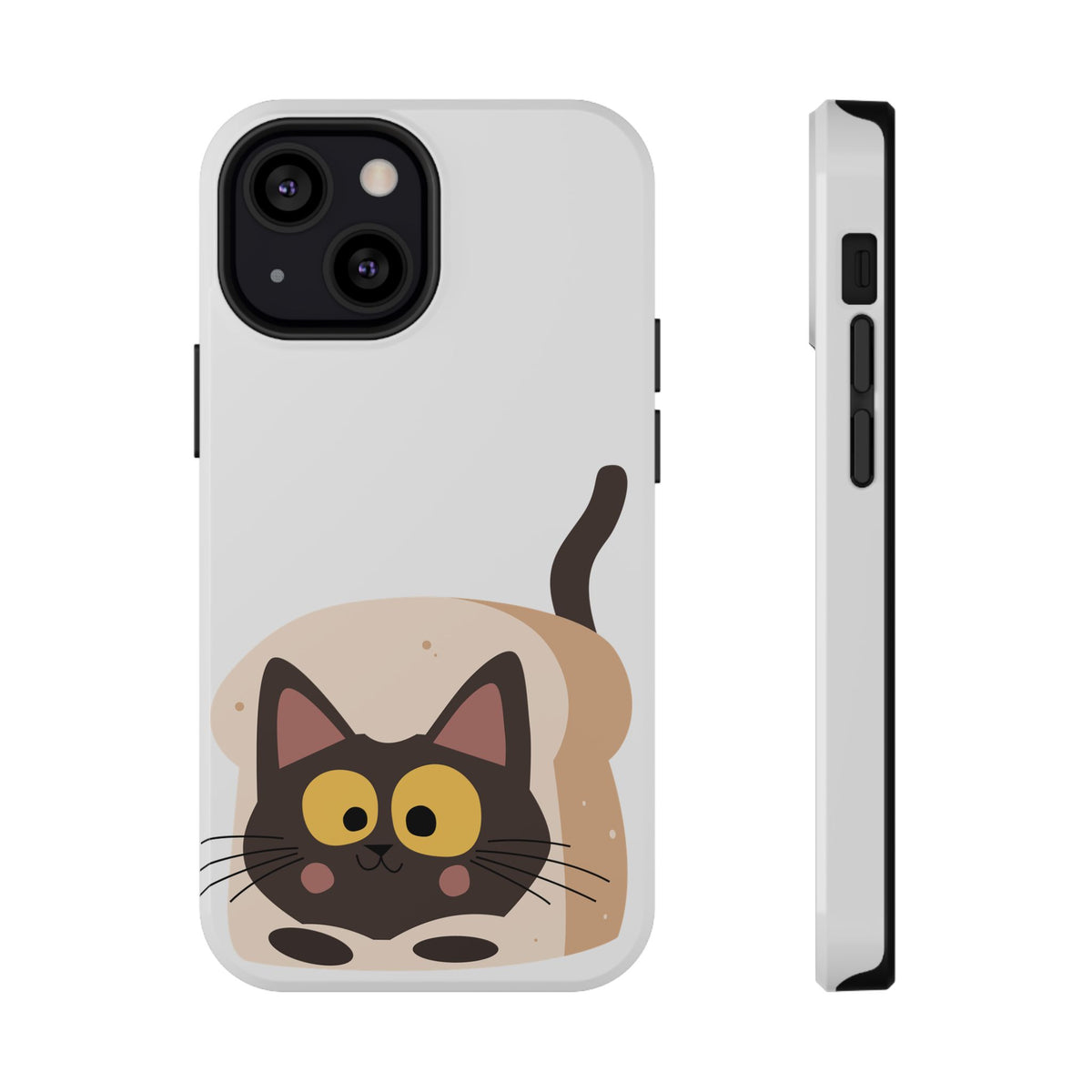 Cute Cartoon Cat Impact Phone Case – Protective iPhone Cover with Playful Kitty Design