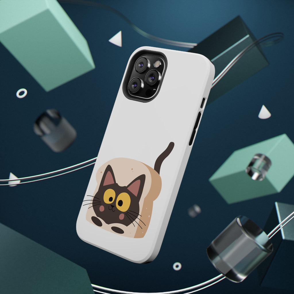 Cute Cartoon Cat Impact Phone Case – Protective iPhone Cover with Playful Kitty Design