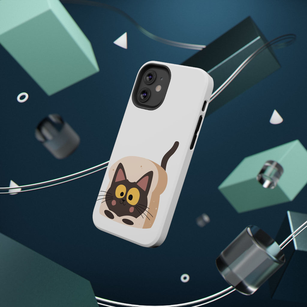 Cute Cartoon Cat Impact Phone Case – Protective iPhone Cover with Playful Kitty Design