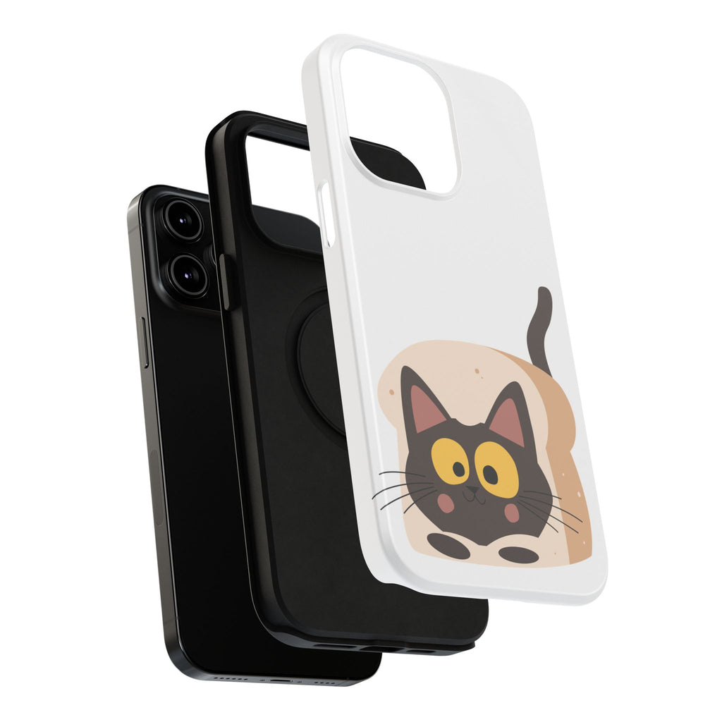 Cute Cartoon Cat Impact Phone Case – Protective iPhone Cover with Playful Kitty Design