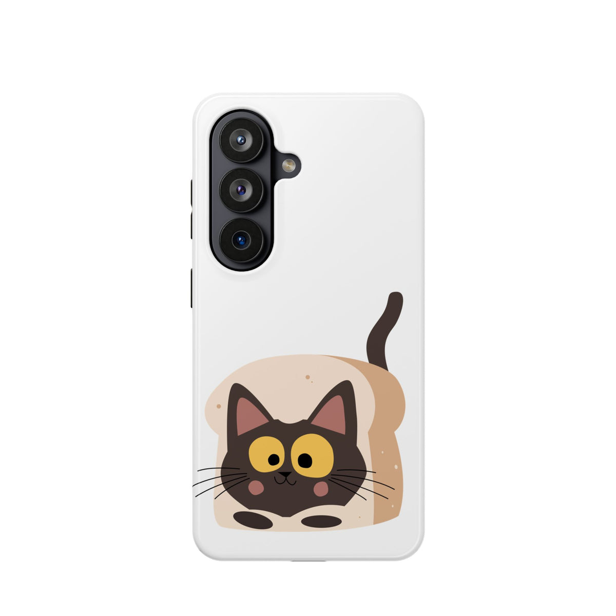 Cute Cartoon Cat Impact Phone Case – Protective iPhone Cover with Playful Kitty Design